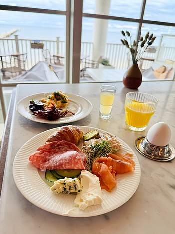 Falkenberg Strandbad frukost breakfast Falkenberg Strandbad frukost breakfast