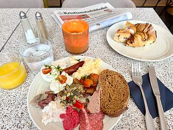 Home Hotel Christian IV frukost