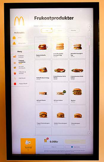 Frukostmeny McDonalds Södertälje