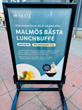 Taste Malmö WTC lunch Taste Malmö WTC lunch