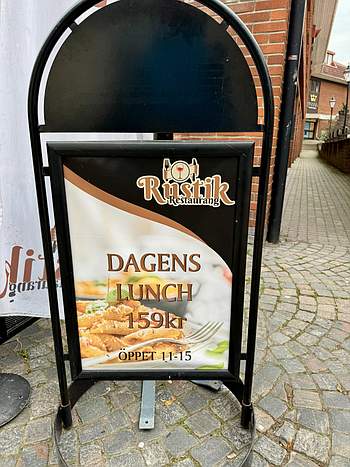 Rustik Falkenberg dagens lunch